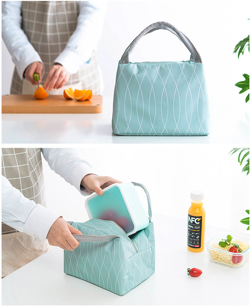 Stylish Polyester Cooler Tote Women Insulated Lunch Cooler Bags