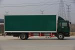 CNHTC 4*2 Wheel Drive Type Green Small Cargo Truck For Mail And Pacel Transporta