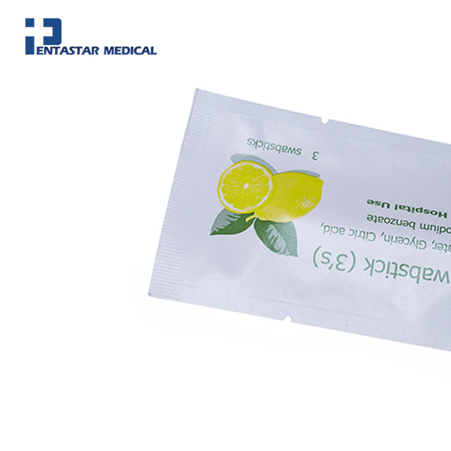 medical disposable Lemon Glycerine swabstick