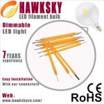 China Factory Nice Looking G95 6W Copper Filament Lamps Factory