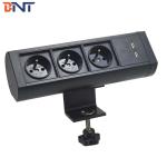 Boente Grade AA 6.56 Ft Cord 3 France Power and 2 USB Black Furniture Conference
