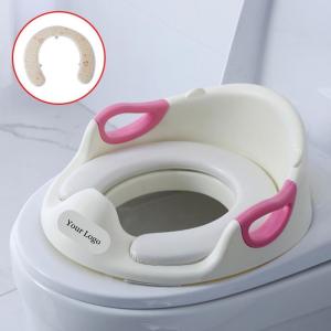 Wholesale Newborn Products Baby Toilet Seat With Logo Customization Anti Splash from china suppliers