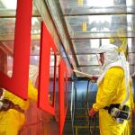RAL1037 Sun Yellow Polyester Powder Coating Heat Resistant Powder Coat For Steel