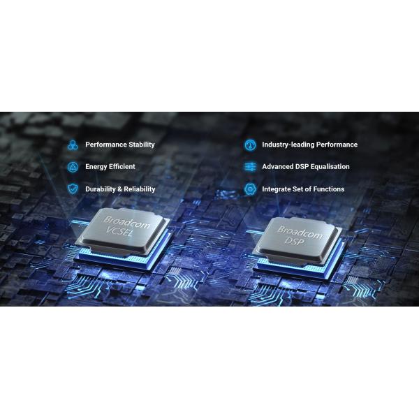 Comelink 800G OSFP DR8 LPO Optical Transceiver Module, Compatible with 800GBASE 2 x DR4/DR8 OSFP Ethernet Single-Mode Optical Modules, 2 x MPO-12