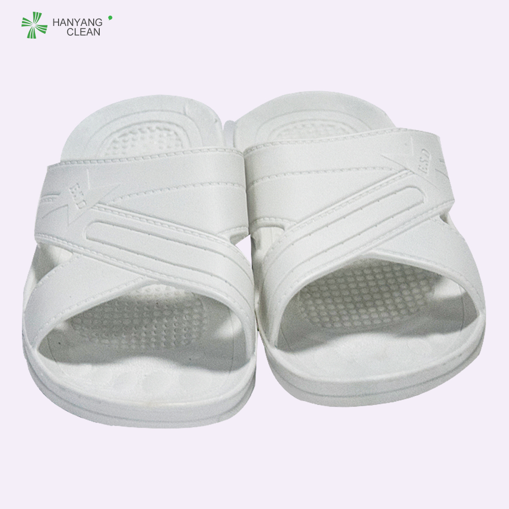 Cleanroom Non Static Slippers With High Molecular Synthetic SPU Upper