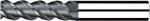 HRC40 Carbide 3 Flute End Mills 4mm-20mm Shank With AITIN Coating