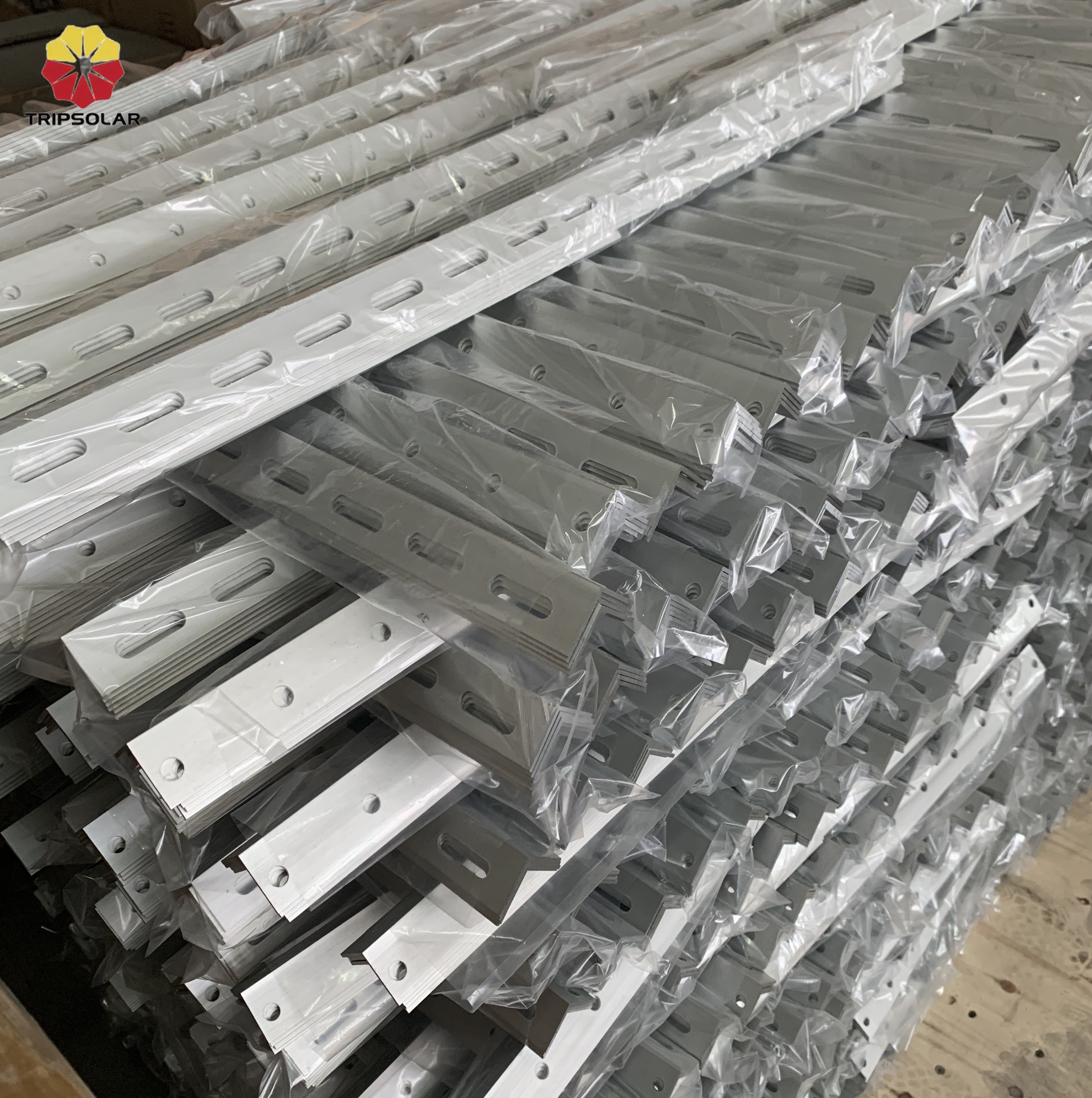 Solar Module Applicable Adjustable PV Triangle Brackets for Open Field Installation