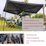 Sun Protection 270 Degree Car Awning For SUV Trucks Vans Logo Fabric Customizati