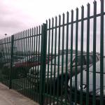 D / W Section Palisade Fencing Corrosion Resistant Anti Aging Long Life Span