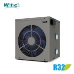 56dB A Sound Level 3KW 50Hz R32 Mini Swimming Pool Heat Pump Inverter Water