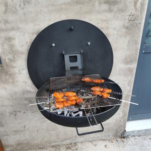 Wholesale Burning Wood Corten Steel Outdoor Barbecue Bbq Grills Heavy Duty from china suppliers