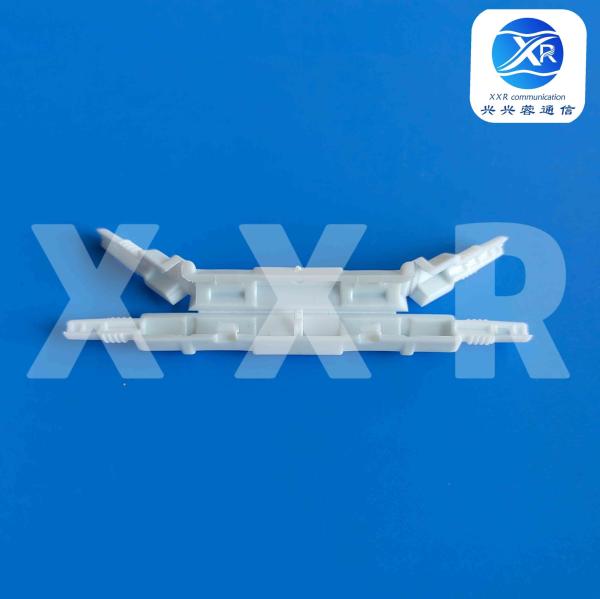 White FTTH Round Fiber Optic Cable Protector Box For Drop Cable Optic Fiber