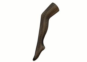 Wholesale Jacquard Pattern Stretchy Fishnet Black Pantyhose Snagging Resistance from china suppliers