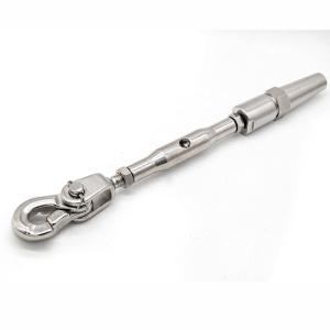 Wholesale Stainless Life Line Turnbuckle Stainless Steel Rope Fittings Polished Durability 316 304 from china suppliers