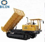 1T - 10T Rubber Track Dump Truck , Yunnei Engine 76kw Compact Dump Truck