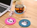 New Cartoon 5V USB Warmer Silicone Heat Heater for Milk Tea Coffee Mug Hot