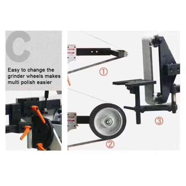 Multi Function Electric Professional Wide Desktop Metalworking Grinding 2x72 Belt Sander Machine for Metal Knife Sharpening