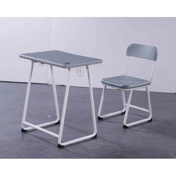 Fireproof Primary Plastic School Student Table And Chair Fixed Height