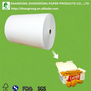 China PE coated paper for chicken nuggets box on sale