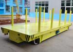 63t Industry Material Handling Trolley , Steel Plate Electric Die Cart