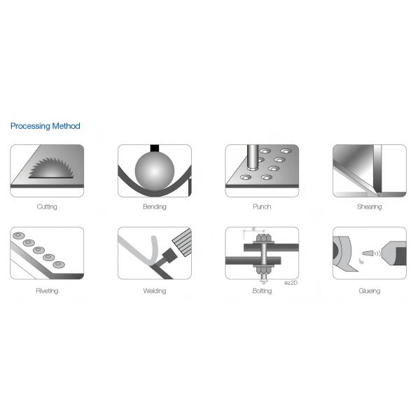 3mm PE Aluminum Composite Panel Jazz White Fireproof Weatherproof