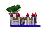 7m Height 1000d Inflatable Theme Park 3 Years Warranty