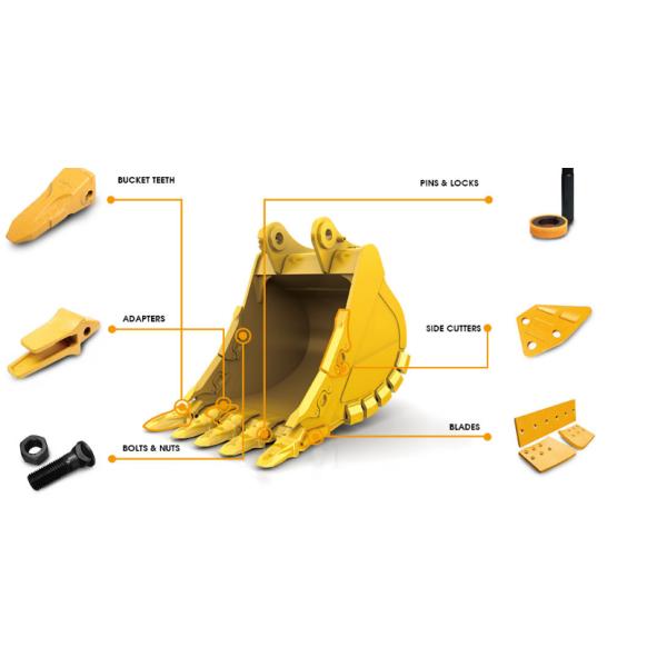8.7cbm General Purpose Bucket Standard For Excavating Tasks