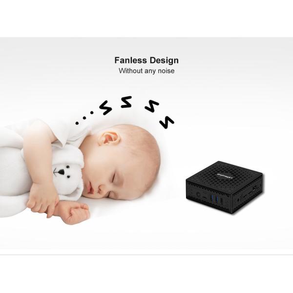 Micro Form Factor Pc , AC1-Z Quad Core Compact Windows 10 Pc LAN WLAN