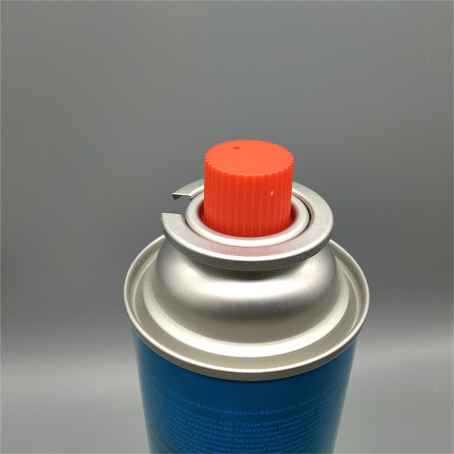 High-Efficiency Butane Gas Cartridges for Portable Stoves with Safety Lock System