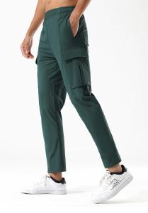 Wholesale Men′s Summer Thin Drawstring Hiking Pants Outdoor Loose Straight Leg Work Pants from china suppliers