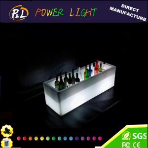 Wholesale Plastic Rechargeable Bar Furniture Square LED Ice Bucket from china suppliers