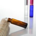 10ml Roll On Empty Perfume Bottle Essential Oil Amber Glass Roller Bottles