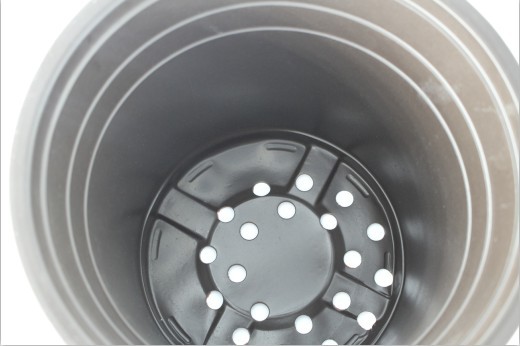 high-quality hydroponic fresh flower pot pp double color plastic flower pot with competitive price.