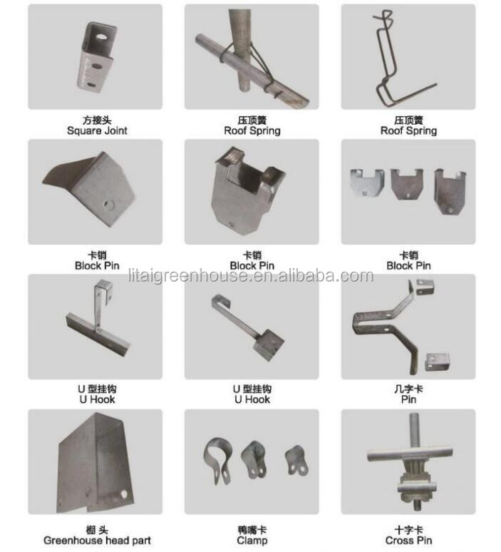 Greenhouse Rain Gutter Width Customizable and Long Service Life Advantage
