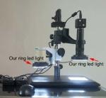 120mm Microscope Ring Light Bulbs For Industry Microscope Illumination
