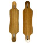 YOBANG 39inch 41inch freeride bamboo maple longboard decks with fiber glass