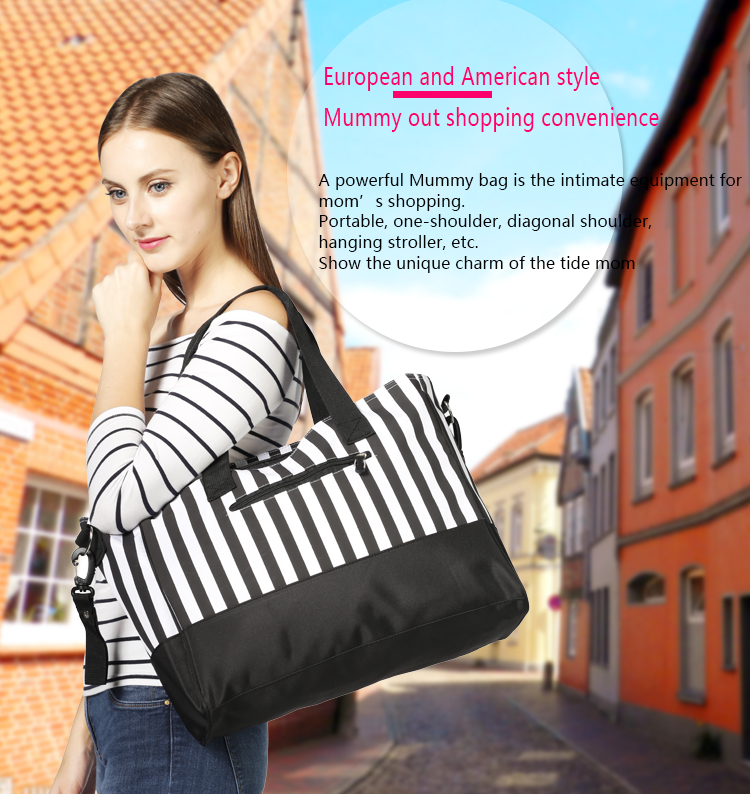 Solid 18L Mommy Diaper Bag Waterproof Shoulder Bags 40*15*30cm