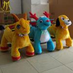 Hansel amusement commercial games electric walking stuffed animal toy ride