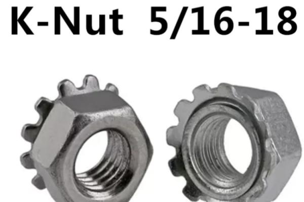 5/8 5/16-18 Stainless steel K Nut SS304 SS316 A2 A4-81 Kep nuts Customized Size