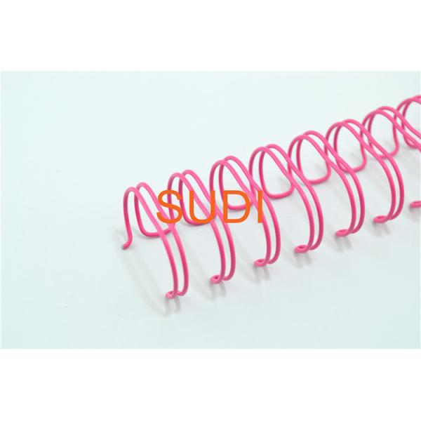 Pink Steel 7/8" Wire O Bindings, Suitable For Notebook