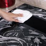 4 Burner Electric Cooktop Built In 24 Inch Ceramic Cooktop 6000W Frosted Glass