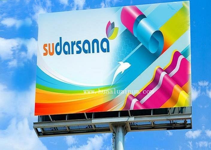 Heat Resistant 8ft Signage Aluminum Composite Panel With Flat Printing