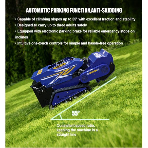 Versatile FLAIL MOWER for Multi-Scene Grass Cutting Work, Powerful Cutting Performance, Compact Structure, Easy Storage
