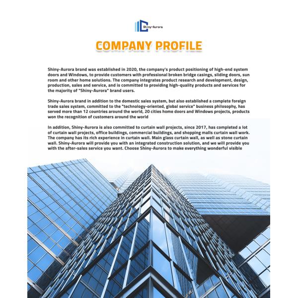 6mm Panel Thickness Unitized Curtain Wall Class A Fire Resistance Perfect for End Construction Projects