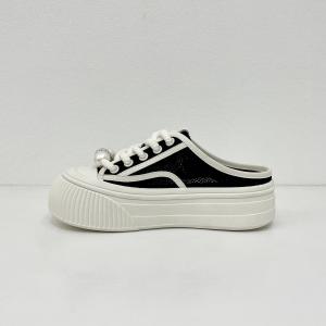 Wholesale Black Canvas Mule Shoes Breathable from china suppliers