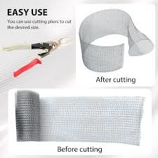 Filtration 99% Stainless Steel Knitted Wire Mesh Roll Double Wires Woven Filter Elements