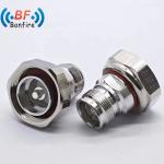 Full RoHS Compliance Welded RF Connector 7/16 Straight Male for 1/2" Flexible RF