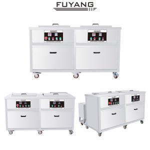 Wholesale Industrial Engine Ultrasonic Cleaner Double Tanks For Machine Parts from china suppliers
