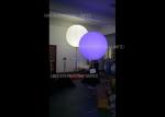 96W RGB Inflatable Led Light White Nylon Fabric 160 CM Balloon For Dance Party