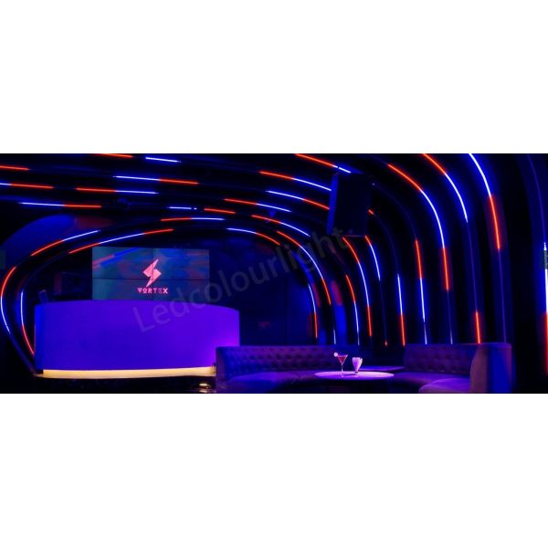 IP65 Waterproof Addressable DC12V WS2811 Side Emitting RGB LED Strip Light